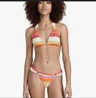 NWT Hiva Greta Stripe 3 Piece Swimsuit Vix Swimwear Sz L $342