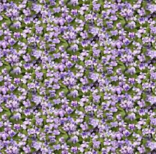 Elizabeth Studio Landscape Medley Tiny Lavender Flowers Quilt Fabric by the Yard