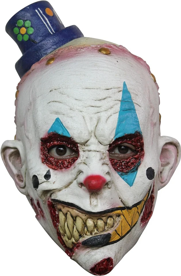 Mime Zack Latex Mask Clown Fancy Dress Up Halloween Child Costume Accessory - Image 1 of 1