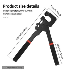 Light Steel Punch Pliers Precise Efficient Keel Clamp Pliers High Safety qrEGG - Picture 1 of 11