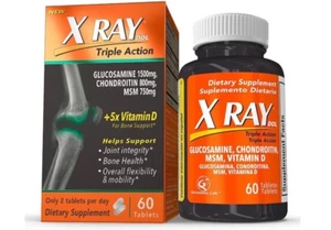 X Ray Dol Triple Action Glucosamine Chondroitin Joint Support Supplement, wit... - Picture 1 of 7