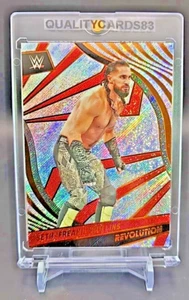 SETH "FREAKIN" ROLLINS RAINBOW SPARKLE CARD WITH CASE WWE - Picture 1 of 6