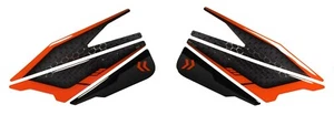 Tankpad lado del depósito panal gris naranja pegatina compatible para KTM Duke 990 negro - Imagen 1 de 5