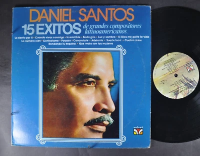 DANIEL SANTOS 15 Exitos De Grandes Compositores Latinoamericanos LATIN LP VELVET - Image 1 of 2