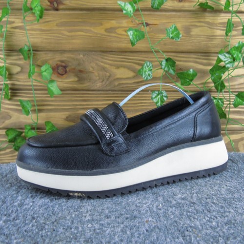 Mocassino Clarks Collection plateau comfort dettaglio strass nero taglia 7 5