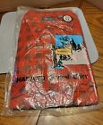 Haband Flannel Shirt Xl Red Pland Long Sleeve Sealed