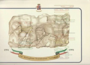 CALENDARIO ESERCITO 1991 - 231° BATTAGLIONE TRASMISSIONI "SEMPIONE" - Imagen 1 de 1