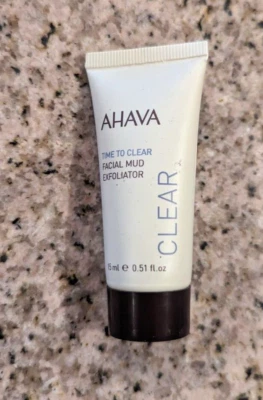 AHAVA: Time to Clear Facial Mud Exfoliator - 0.51  fl oz Travel size /Mini - Image 1 of 4