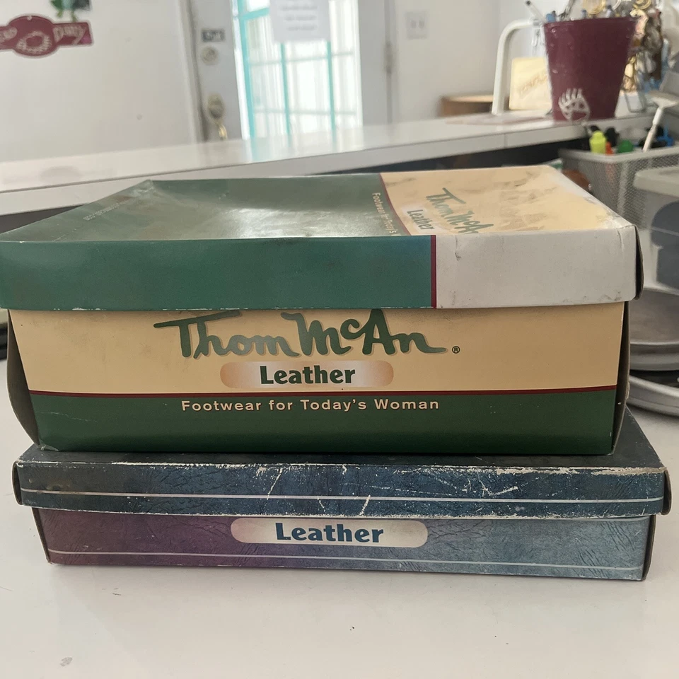 SOLO CAJAS DE ZAPATOS THOM MCAN VINTAGE ~ Lote de 2 cajas Foto 1 de 3