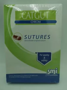 SMI Catgut Chrom Sutures Cassette USP 2 EP 6 50m Exp 09/2025 - New - Picture 1 of 3