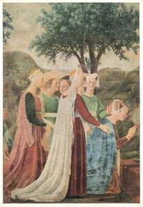 AK AREZZO, ITALIEN, Kirche St. Franziskus, Pier della Francesca - Bild 1 von 2