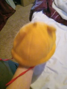 Disney Winnie the Pooh Vintage Toddler Hat Cap Beanie Face Bear Ears 12-24 Month - Picture 1 of 4