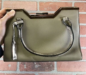 Dune London Handtasche Schlangenleder Henkelriemen inklusive - Bild 1 von 10