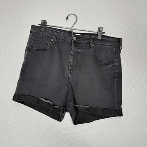 Pre- Owned - Womens H&M high waist shorts with stretch size 16 good condition - Picture 1 of 6