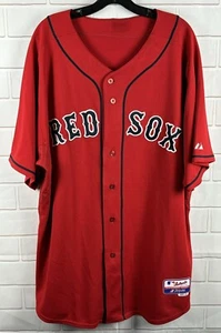 Majestic Cool Base Authentic Boston Red Sox Youkilis Trikot #20 Gr. 52 rot - Bild 1 von 6