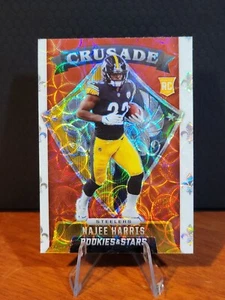 2021 Panini Rookies & Stars #CR-28 Najee Harris Crusade Red Scope RC Steelers  - Picture 1 of 2