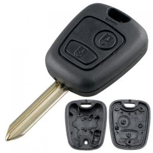 Remote Car Key Shell Case Replace Cover Fit for Peugeot 107 207 307 407 607 1007 - Picture 1 of 8