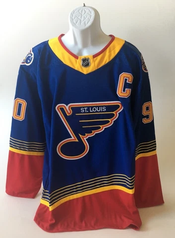 Ryan O'Reilly # 90 St. Louis Blues NHL Hockey Jersey Size Extra Large Cover