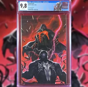 CUBIERTA VARIANTE VENOM #27 INHYUK LEE VIRGIN B CGC 9,8 CASI NUEVA/MT 1A APLICACIÓN CÓDICE KNULL - Imagen 1 de 1