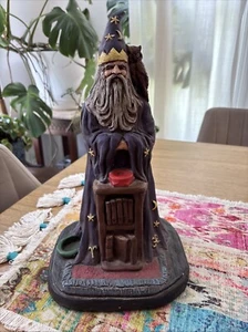 VTG 13 1/2” 1982 Wizard Merlin Statue D&D - Picture 1 of 7