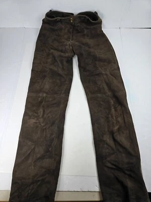 Pantalones de cuero de gamuza militar vintage talla 28x32 vestido formal años 60 70 80 Y2K Foto 1 de 4