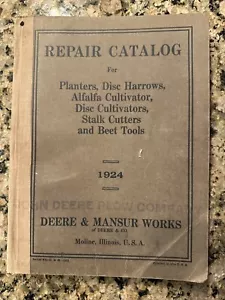 1924 DEERE MANSUR Works Repair Catalog implements (12E) - Picture 1 of 7
