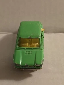 Majorette Fiat 127 No 203 Green Opening Doors Made in France Loose With Dog - Picture 1 of 11