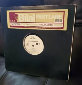BILAL "FASTLANE" FT. DR. DRE & JADAKISS HIPHOP 12" VINYL SINGLE 2000 INTERSCOPE - Foto 1 di 3