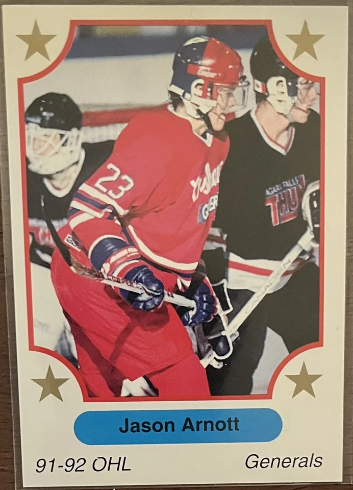 1991-92 7th Inning Sketch OHL Hóquei #148, Jason Arnott  - Imagem 1 de 1