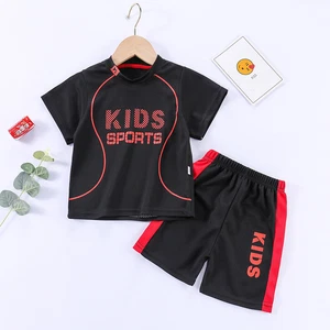 Summer Children's Loose Casual Quick-drying Short-sleeved Shorts Sports Suit - Picture 1 of 84