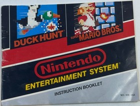 Duck Hunt Super Mario Bros Manual Nintendo NES Original Instruction