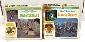 Lote De Colección De 2 Discos Maestros Disney GAF View - Adventure Land & Liberty Square - Imagen 1 de 16