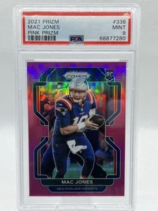 2021 Panini Prizm - [Base] - Pink Prizm #336 - Mac Jones RC [PSA 9 MINT] - Bild 1 von 2