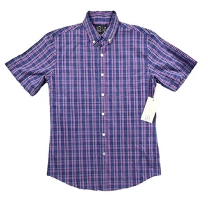 Luke & Dutch Men's Plaid Button Down Shirt Size Small S - Picture 1 of 7