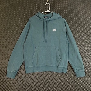 Nike Azul Cordón Pullover Sudadera con Capucha Manga Larga Suéter Para Hombre Mediano - Imagen 1 de 7