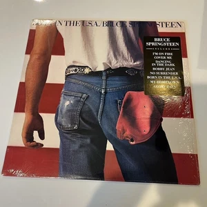 Bruce Springsteen - Born In the USA LP (1984) 1st Press w/ Hypesticker VG+/EX - Picture 1 of 5