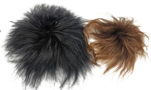 Troll bambola parrucca capelli ricambio nuova pelliccia di pecora mohair DAM Scandia islandese lotto - Foto 1 di 5