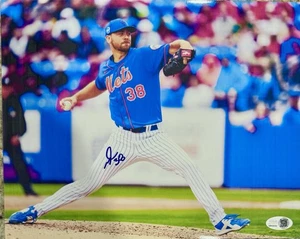 NY METS TYLOR MEGILL 8x11 SIGNED AUTO WITH JSA WITNESS!!! - Picture 1 of 2