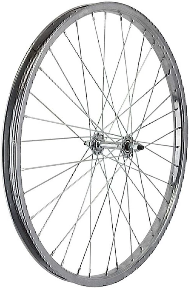 Wheel Master Front Bicycle Wheel 24 x 1.75 36H, Steel, Bolt On, Silver - Image 1 of 1