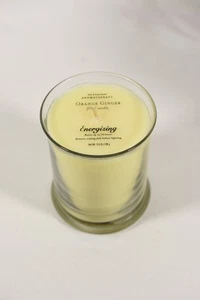 Bath & Body Works Aromatherapy ORANGE GINGER Energizing Candle 10.5oz Glass - Picture 1 of 5