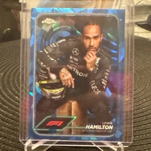2024 Topps Chrome Sapphire Formula 1 F1 Lewis Hamilton Portrait #6 Mercedes-AMG - Picture 1 of 2