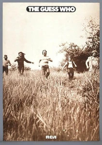 THE GUESS WHO – rare vintage original early 1970s RCA promo poster - Picture 1 of 3