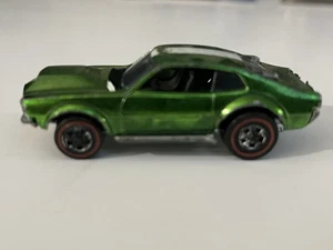 RARE! VINTAGE, 1969, HOT WHEELS, REDLINE, MIGHTY MAVERICK GREEN, HONG KONG - Picture 1 of 15