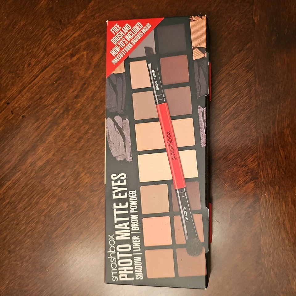 Smashbox PHOTO MATTE EYES Shadow/Liner/Brow Powder Palette. NIB - Image 1 of 4