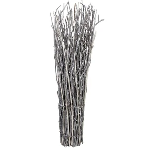 20" Rustic Natural Twig Frosted Glittered Standing Christmas Tabletop Decoration - Picture 1 of 3