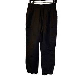 Pantalones cargo KOTN para hombre talla 28 NUEVO negros unisex 29" entrepierna algodón minimalista - Imagen 1 de 11