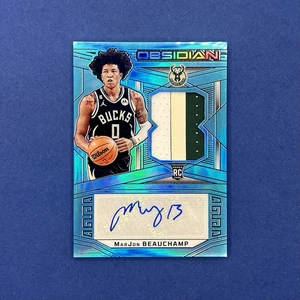 2022-23 Obsidian MarJon Beauchamp RPA /27 FOTL Electric Etch Blue Flood RC Bucks - Picture 1 of 2