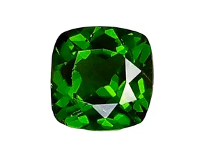 1.790CTS GREEN NATURAL CHROME DIOPSIDE CUSHION  SHAPE LOOSE GEMSTONES SEE VIDEO - Picture 1 of 3