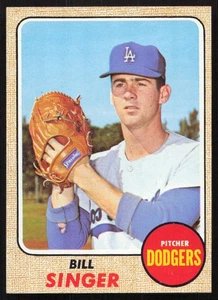 1968 Topps #249 Bill Singer Los Angeles Dodgers NR-MINT SET BREAK! - Picture 1 of 2