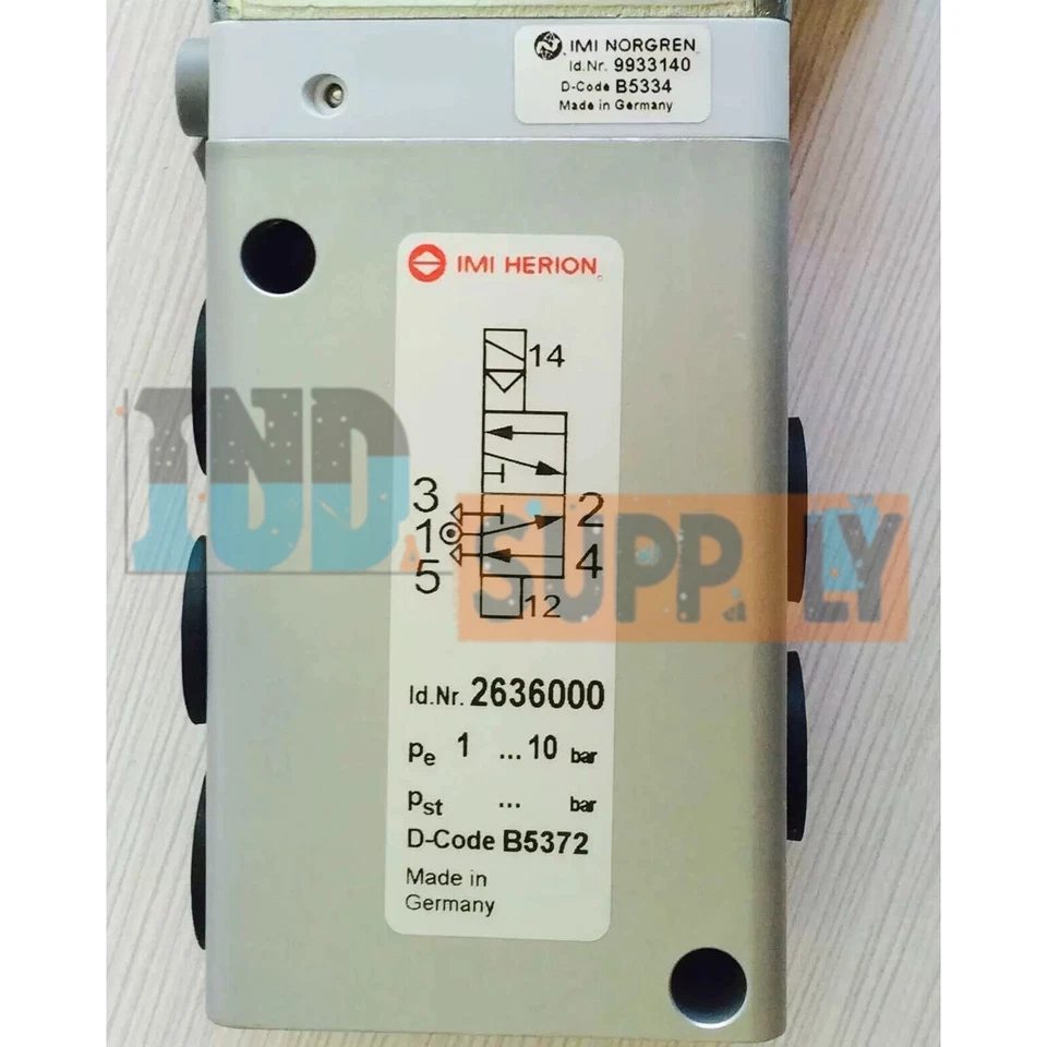 1pc Norgren 2636000 Solenoid Valve